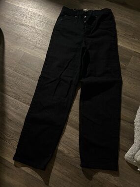 Universal Thread Black Highest Straight Jeans
